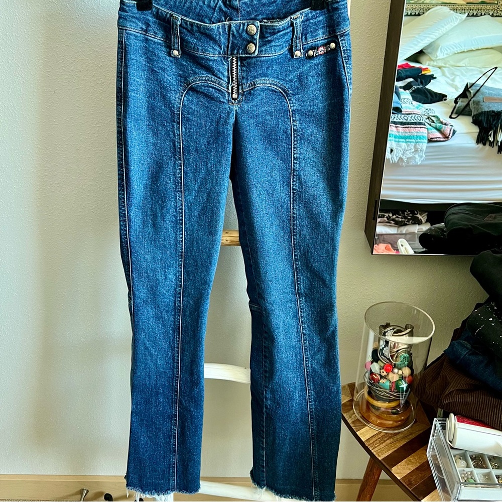 Vintage Y2K Lip Service Super Rare Low Rise Denim Boot Cut Jeans